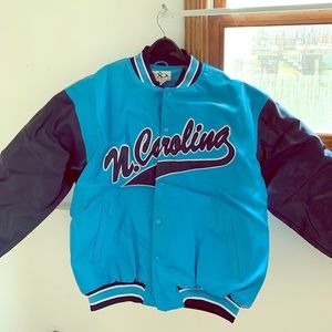 Retro Leather Varsity Jacket